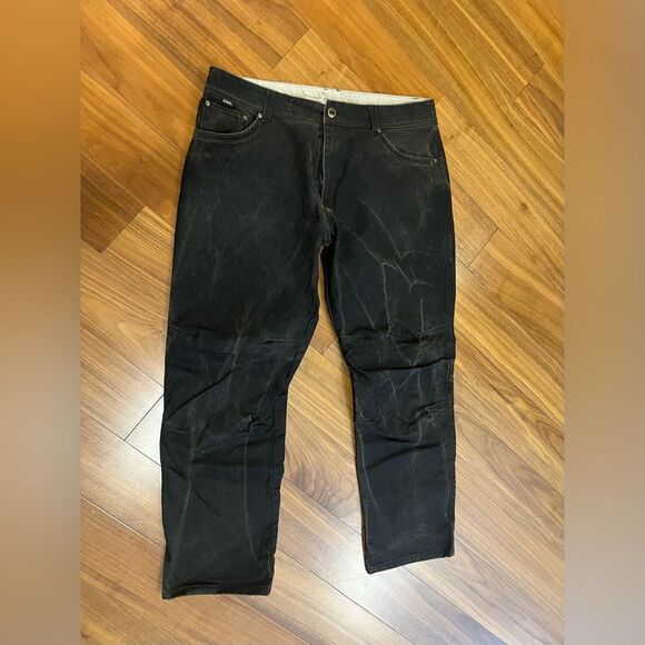 Kuhl Rydr vintage patina mens Black Denim Jeans pants size 38x32 - Picture 1 of 11